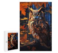 1000 PCS Rompecabezas para Adolescentes Fantasy Owl Rompecabezas para Adultos Juguetes Antiestrés Desafío Difícil Cumpleaños