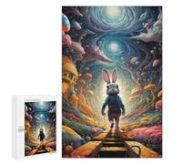 1000 PCS Rompecabezas para Adolescentes Fantasy Rabbit Journey Rompecabezas para Adultos Juego Práctico Desafío Difícil Cumpleaños Y Navidad 1000 PCS