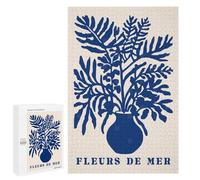 1000 PCS Rompecabezas para Adolescentes Fleurs De Mer Rompecabezas para Adultos Rompecabezas Difícil Difícil Desafiante De Completar Juego Desafiante Juguetes 1000 PCS