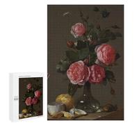 1000 PCS Rompecabezas para Adolescentes Floral Still Life Rompecabezas para Adultos Juegos Familiares Desafío Difícil Ayuda A Ejercitar El Cerebro 1000 PCS