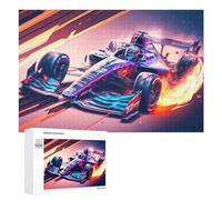 1000 PCS Rompecabezas para Adolescentes Formula 1 Speed Racing Car Artwork Rompecabezas para Adultos, Decoración De Pared, Corte De Precisión, Cumpleaños