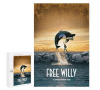 1000 PCS Rompecabezas para Adolescentes Free Willy Rompecabezas para Adultos Juegos Divertidos Regalo De Cumpleaños Cumpleaños Y Navidad 1000 PCS