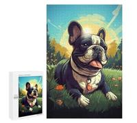 1000 PCS Rompecabezas para Adolescentes Frenchie Bliss Rompecabezas para Adultos Juegos Familiares Desafío Difícil Ayuda A Ejercitar El Cerebro 1000 PCS