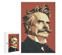 1000 PCS Rompecabezas para Adolescentes Friedrich Nietzsche Rompecabezas para Adultos Juegos Familiares Mejora La Memoria Regalos para Amigos Y Familiares 1000 PCS