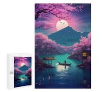 1000 PCS Rompecabezas para Adolescentes Full Moon The Lake 2 Rompecabezas para Adultos Juegos Familiares Mejora La Memoria Regalos para Amigos Y Familiares 1000 PCS