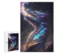 1000 PCS Rompecabezas para Adolescentes Galactic Dragon Breath Artwork -2 Rompecabezas para Adultos Juegos Familiares Desafío Difícil Ayuda A Ejercitar El Cerebro 1000 PCS