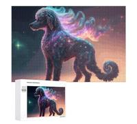 1000 PCS Rompecabezas para Adolescentes Galactic Poodle Cosmic Canine Wonder Rompecabezas para Adultos Juguetes Antiestrés Regalo De Cumpleaños Regalo De Cumpleaños, Regalos, 1000 PCS
