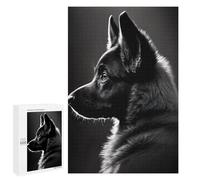 1000 PCS Rompecabezas para Adolescentes German Shepherd Puppy Rompecabezas para Adultos Juegos Relajantes Mejora La Memoria Interacción Entre Padres E Hijos 1000 PCS