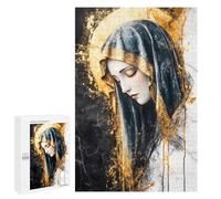 1000 PCS Rompecabezas para Adolescentes Golden Virgin Mary Juegos Familiares De Rompecabezas para Adultos Que Mejoran La Memoria Ayudan A Ejercitar El Cerebro 1000 PCS