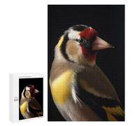 1000 PCS Rompecabezas para Adolescentes Goldfinch Brid in The Dark Rompecabezas para Adultos Juguetes Antiestrés Desafío Difícil Cumpleaños