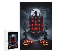 1000 PCS Rompecabezas para Adolescentes Haunted Mansion Halloween Rompecabezas para Adultos Juegos Familiares Mejora La Memoria Regalos para Amigos Y Familiares 1000 PCS