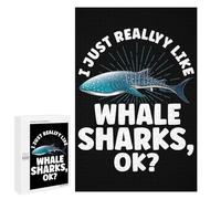 1000 PCS Rompecabezas para Adolescentes I Just Really Like Whale Rompecabezas Juegos Relajantes Desafío Difícil Desafiante De Completar 1000 PCS