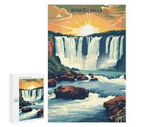 1000 PCS Rompecabezas para Adolescentes Iguazu Falls Rompecabezas para Adultos Juegos Relajantes Que Mejoran La Memoria Actividades Divertidas En Casa 1000 PCS