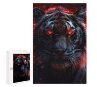 1000 PCS Rompecabezas para Adolescentes Inferno Eyes of The Tiger Rompecabezas para Adultos Juegos Divertidos Regalo De Cumpleaños Cumpleaños Y Navidad 1000 PCS