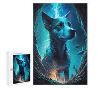 1000 PCS Rompecabezas para Adolescentes Jack Russell Terrier Dog Rompecabezas para Adultos Juguetes Antiestrés Decoración De Pared Diversión Actividades En Casa, 1000 PCS