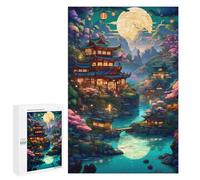 1000 PCS Rompecabezas para Adolescentes Japanese Fantasy 03 Rompecabezas para Adultos Juegos Familiares Desafío Difícil Ayuda A Ejercitar El Cerebro 1000 PCS