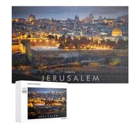 1000 PCS Rompecabezas para Adolescentes Jerusalem City of Lights and History Rompecabezas para Adultos Juego De Ingenio Regalos para Mujeres Cumpleaños Y Navidad 1000 PCS