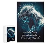 1000 PCS Rompecabezas para Adolescentes Jesus Christ Lamb of GOF Rompecabezas para Adultos Juegos Familiares Mejora La Memoria Regalos para Amigos Y Familiares 1000 PCS