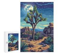 1000 PCS Rompecabezas para Adolescentes Joshua Tree Park Rompecabezas para Adultos Juguetes Antiestrés Desafío Difícil Cumpleaños