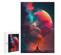 1000 PCS Rompecabezas para Adolescentes Journey Beyond The Stars Juegos Familiares De Rompecabezas para Adultos Que Mejoran La Memoria Ayudan A Ejercitar El Cerebro 1000 PCS