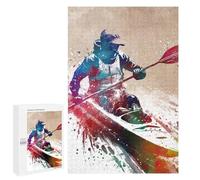 1000 PCS Rompecabezas para Adolescentes Kayaking Sport Kayaking Rompecabezas para Adultos Juegos Familiares Mejora La Memoria Regalos para Amigos Y Familiares 1000 PCS