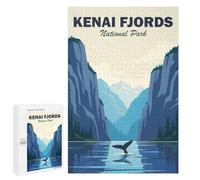 1000 PCS Rompecabezas para Adolescentes Kenai Fjords National Park Rompecabezas para Adultos Juego Práctico Difícil Interacción Entre Padres E Hijos 1000 PCS
