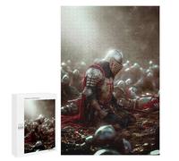 1000 PCS Rompecabezas para Adolescentes Kneeling for The Fallen Rompecabezas para Adultos Juegos Familiares Desafío Difícil Ayuda A Ejercitar El Cerebro 1000 PCS