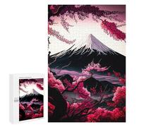 1000 PCS Rompecabezas para Adolescentes Landcapes Sakura Japan Rompecabezas para Adultos Juegos Familiares Desafío Difícil Ayuda A Ejercitar El Cerebro 1000 PCS