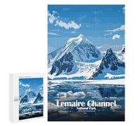 1000 PCS Rompecabezas para Adolescentes Lemaire Channel Antarctica National Park Rompecabezas para Adultos Juego Práctico Difícil Interacción Entre Padres E Hijos 1000 PCS