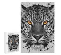 1000 PCS Rompecabezas para Adolescentes Leopard Watercolor Rompecabezas para Adultos Juegos Familiares Mejora La Memoria Regalos para Amigos Y Familiares 1000 PCS