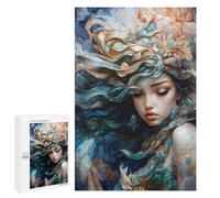 1000 PCS Rompecabezas para Adolescentes Magic of The Mermaid Juegos Familiares De Rompecabezas para Adultos Que Mejoran La Memoria Ayudan A Ejercitar El Cerebro 1000 PCS