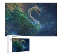 1000 PCS Rompecabezas para Adolescentes Magical Fantasy Swan Artwork Rompecabezas para Adolescentes Juguetes Antiestrés Vacaciones En Casa Matar El Tiempo Desafío Educativo 1000 PCS