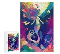1000 PCS Rompecabezas para Adolescentes Mermaid Colorful Rompecabezas para Adultos Juguetes Antiestrés Desafío Difícil Cumpleaños