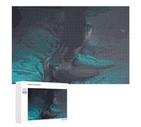 1000 PCS Rompecabezas para Adolescentes Mermaid in Blue Dreamscape Rompecabezas para Adultos Juego Familiar Análisis Y Lógica Regalos para Reducir El Estrés 1000 PCS