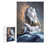 1000 PCS Rompecabezas para Adolescentes Moby Dick Rompecabezas para Adultos Juegos De Relajación Decoración De Pared Ayuda A Ejercitar El Cerebro 1000 PCS