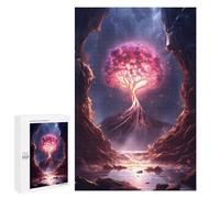 1000 PCS Rompecabezas para Adolescentes Mystical Tree Rompecabezas para Adultos Juegos Familiares Desafío Difícil Ayuda A Ejercitar El Cerebro 1000 PCS