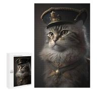 1000 PCS Rompecabezas para Adolescentes Napoleon Dress Cat Juegos Familiares De Rompecabezas para Adultos Que Mejoran La Memoria Ayudan A Ejercitar El Cerebro 1000 PCS