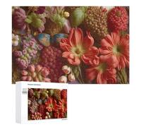 1000 PCS Rompecabezas para Adolescentes Nature's Palette A Vibrant Floral Arrangement Rompecabezas para Adultos Juego Familiar Análisis Y Lógica Regalos para Reducir El Estrés 1000 PCS
