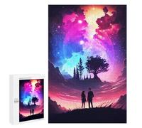 1000 PCS Rompecabezas para Adolescentes Nebula Romance Lovers Rompecabezas para Adultos Juegos Familiares Mejora La Memoria Regalos para Amigos Y Familiares 1000 PCS