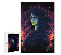 1000 PCS Rompecabezas para Adolescentes Neon Mystic Portrait Rompecabezas para Adultos Juego Práctico Desafío Difícil Cumpleaños Y Navidad 1000 PCS