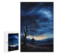 1000 PCS Rompecabezas para Adolescentes Night Sky with Stars Rompecabezas para Adultos Juegos Relajantes Que Mejoran La Memoria Actividades Divertidas En Casa 1000 PCS