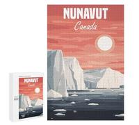 1000 PCS Rompecabezas para Adolescentes Nunavut Canada Landscape Rompecabezas Juegos Relajantes Desafío Difícil Desafiante De Completar 1000 PCS