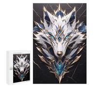 1000 PCS Rompecabezas para Adolescentes Ornate Wolf Head Rompecabezas para Adultos Juguetes Antiestrés Análisis Y Lógica Interacción Entre Padres E Hijos 1000 PCS