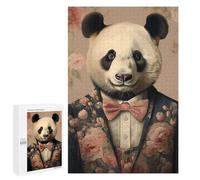 1000 PCS Rompecabezas para Adolescentes Panda Funny Animal Rompecabezas para Adultos, Decoración De Pared, Corte De Precisión, Cumpleaños