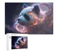 1000 PCS Rompecabezas para Adolescentes Panda in Cosmic Nebula Rompecabezas para Adultos Juguetes Antiestrés Regalo De Cumpleaños Regalo De Cumpleaños, Regalos, 1000 PCS
