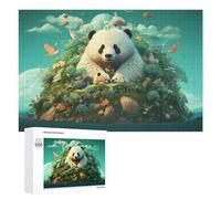 1000 PCS Rompecabezas para Adolescentes Panda Paradise Island Rompecabezas para Adultos Juegos Familiares Regalo De Cumpleaños Diversión En Casa Actividades, 1000 PCS