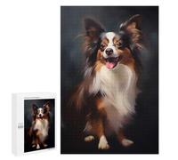 1000 PCS Rompecabezas para Adolescentes Papillon Dog Rompecabezas para Adultos Juego Práctico Difícil Difícil Único Cumpleaños Y Regalos 1000 PCS