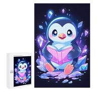 1000 PCS Rompecabezas para Adolescentes Penguin Reading A Book Rompecabezas para Adultos Juegos Familiares Desafío Difícil Ayuda A Ejercitar El Cerebro 1000 PCS