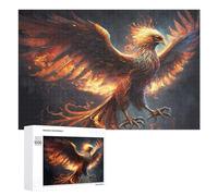 1000 PCS Rompecabezas para Adolescentes Phoenix Rising Mythical Firebird Artwork -1 Rompecabezas para Adultos Juego De Ingenio Regalos para Mujeres Cumpleaños Y Navidad 1000 PCS