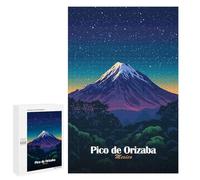 1000 PCS Rompecabezas para Adolescentes Pico De Orizaba Mountain Juegos Familiares De Rompecabezas para Adultos Que Mejoran La Memoria Ayudan A Ejercitar El Cerebro 1000 PCS